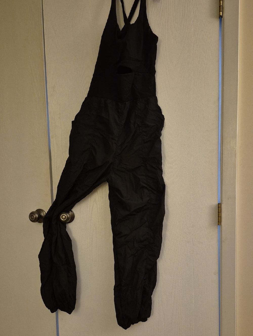 Black Women's Strappy Jumpsuit